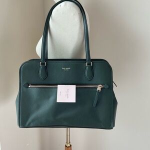Kate Spade Dark Green Satchel Bag